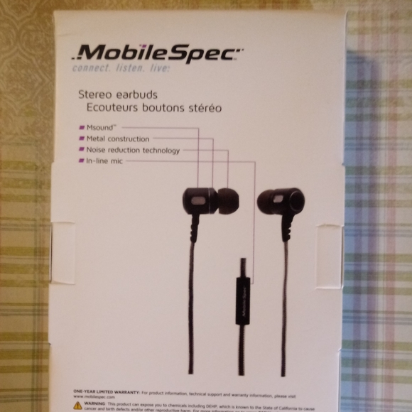MobileSpec Stereo Earbuds - Picture 2 of 3